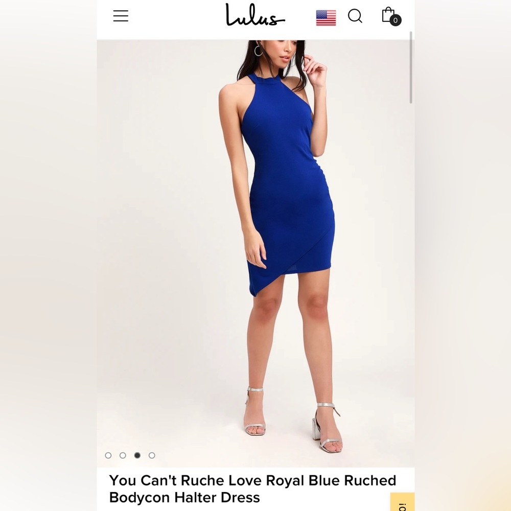 Lulus Royal Blue Cocktail Dress